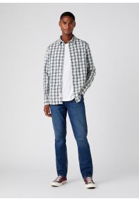 Wrangler - WRANGLER MĘSKIE SPODNIE JEANSOWE WRANGLER GREENSBORO BLUE ARCADE W15QYL31Q