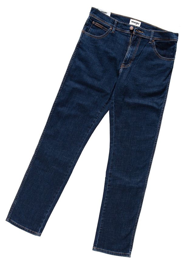 Wrangler - WRANGLER TEXAS SLIM MĘSKIE SPODNIE JEANSOWE CROSS GAME W12S8311U 112126497. Stan: podwyższony