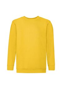 FRUIT OF THE LOOM - Bluza Dziecięca Classic Setin. Kolor: żółty, pomarańczowy, wielokolorowy