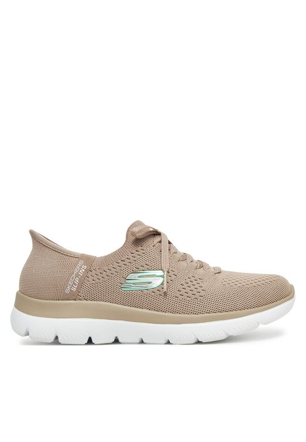 skechers - Sneakersy Skechers. Kolor: beżowy