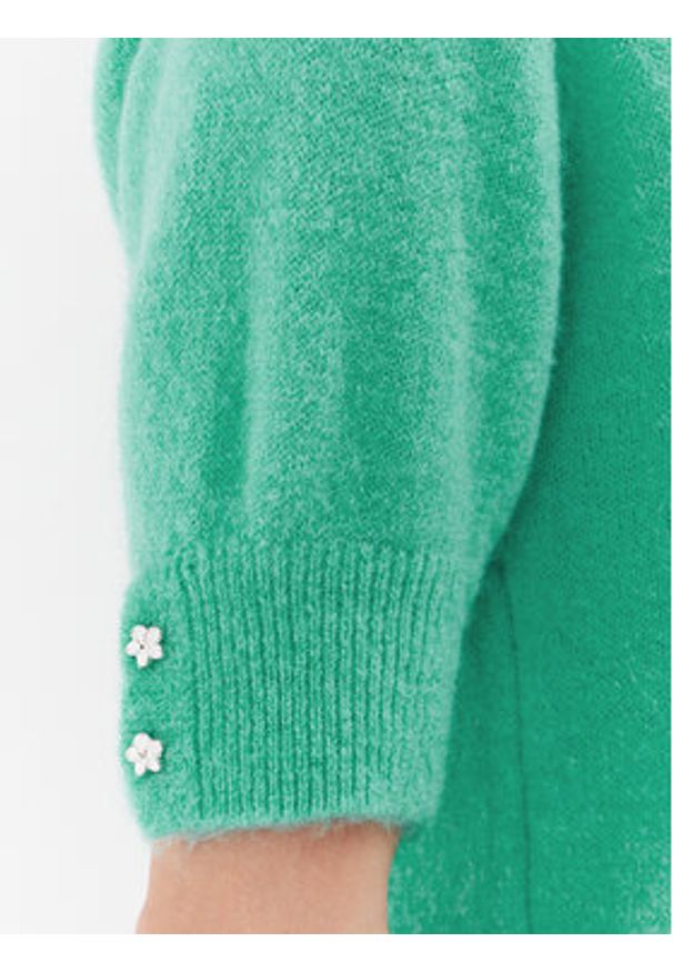 Please Kardigan M734723332 Zielony Regular Fit. Kolor: zielony. Materiał: syntetyk