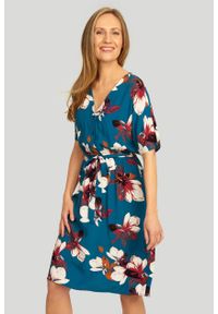 Greenpoint - Wiskozowa sukienka z nadrukiem. Materiał: wiskoza. Wzór: nadruk #1