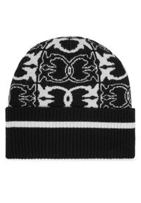 Pinko - PINKO Czapka Bulgaria 105991 A2YO Czarny. Kolor: czarny. Materiał: materiał, wiskoza