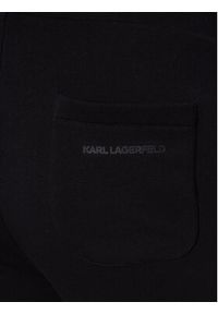 Karl Lagerfeld - KARL LAGERFELD Spodnie dresowe 705422 532900 Czarny Regular Fit. Kolor: czarny. Materiał: dresówka, bawełna