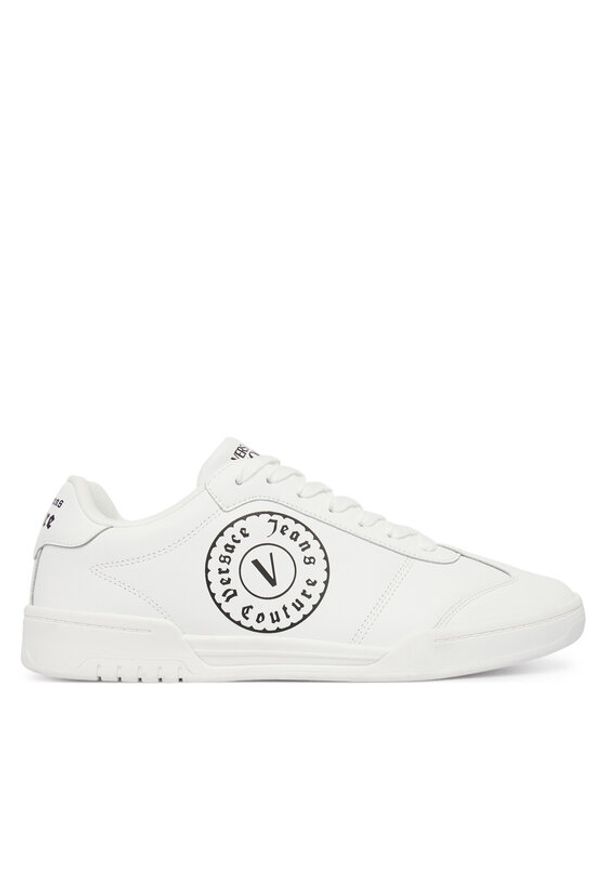 Versace Jeans Couture Sneakersy 80YA3SD1 ZPB84 Biały. Kolor: biały. Materiał: skóra