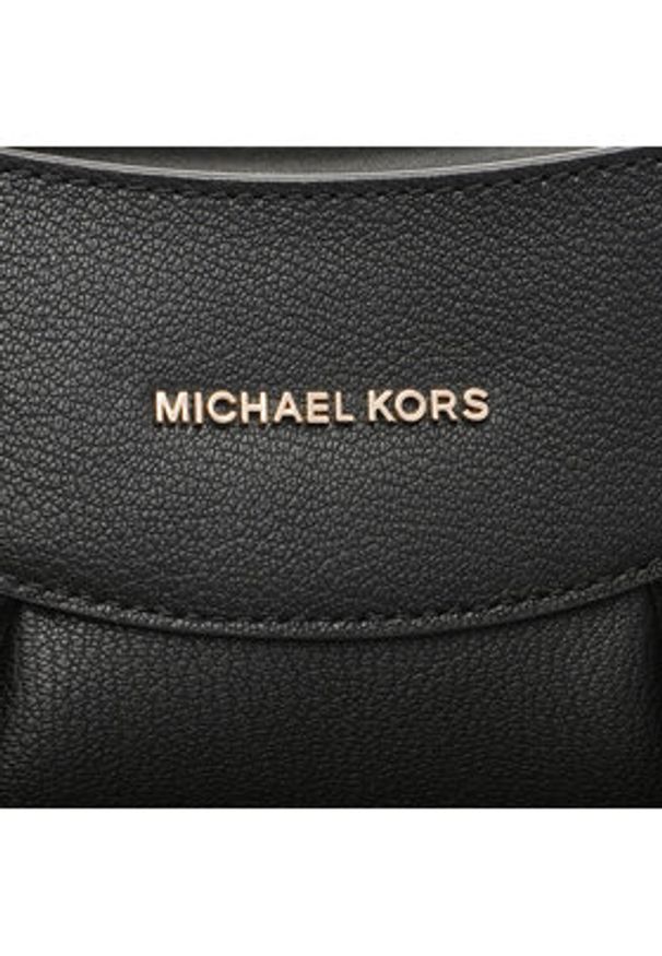 MICHAEL Michael Kors Torebka Enzo 30F3G6EL6L Czarny. Kolor: czarny. Materiał: skórzane