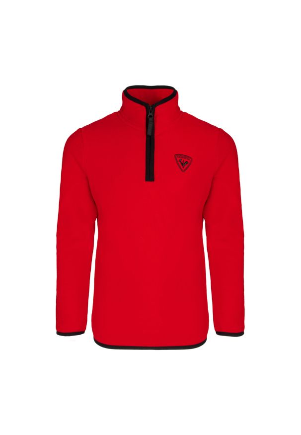 Bluza polarowa dziecięca Rossignol Jr Strawpile Fleece Fz. Kolor: czerwony. Materiał: polar. Sezon: zima. Sport: narciarstwo