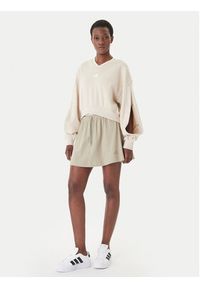 Adidas - adidas Bluza Stadium JY6969 Beżowy Loose Fit. Kolor: beżowy. Materiał: bawełna #5