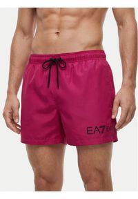 EA7 Emporio Armani Szorty kąpielowe 7M002000 AF13049 MA102 Różowy Regular Fit. Kolor: różowy. Materiał: syntetyk #1