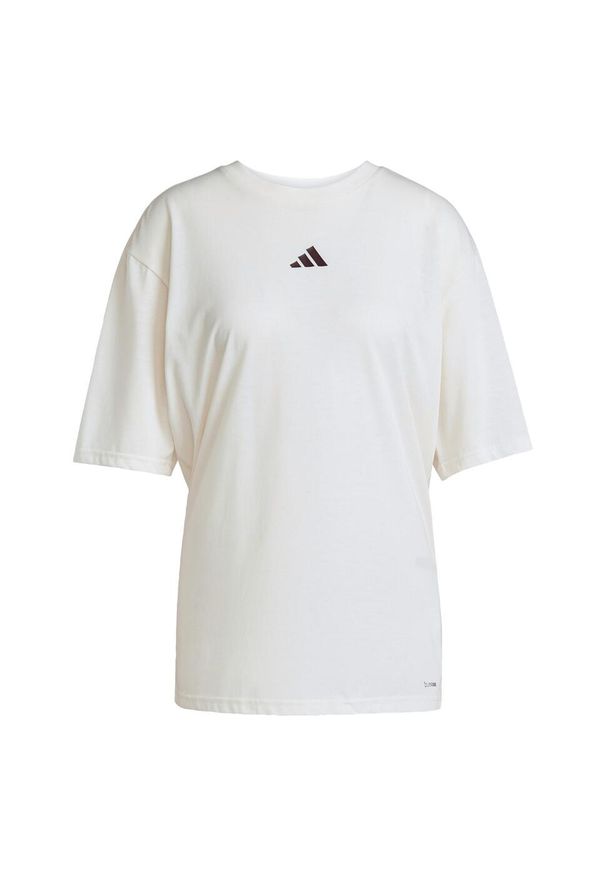 Adidas - Koszulka Climacool One Rep at a Time Training Graphic. Kolor: biały. Technologia: ClimaCool (Adidas). Sport: fitness