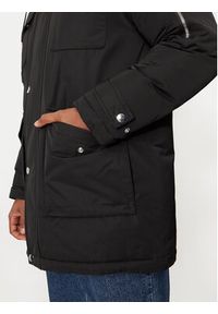 Karl Lagerfeld - KARL LAGERFELD Parka 455003 544515 Czarny Regular Fit. Typ kołnierza: dekolt w karo. Kolor: czarny. Materiał: bawełna #4