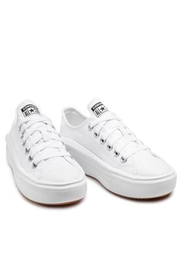 Converse Trampki Ctas Move Ox 570257C Biały. Kolor: biały. Materiał: materiał