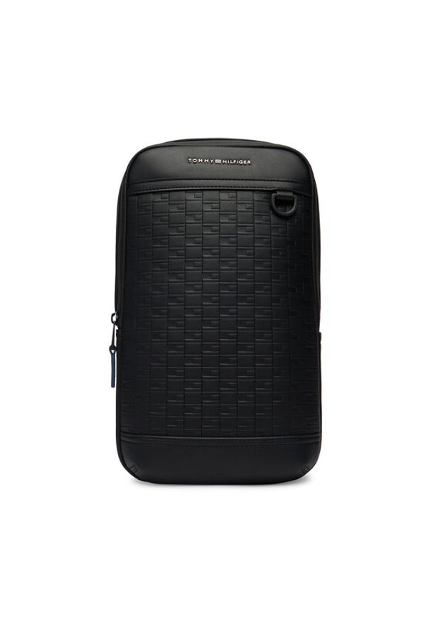 TOMMY HILFIGER - Tommy Hilfiger Saszetka Th Modern Slingpack AM0AM14024 Czarny. Kolor: czarny. Materiał: skóra