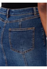 Morgan Spódnica jeansowa 252-JAFTER Niebieski Slim Fit. Kolor: niebieski. Materiał: bawełna #3