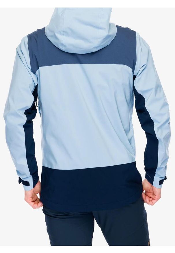 columbia - Kurtka przeciwdeszczowa męska Columbia Boulder Falls Jacket. Kolor: niebieski. Sport: turystyka piesza