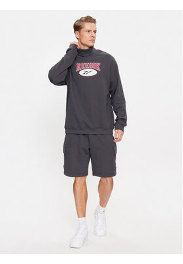 Reebok Bluza Archive Essentials IL8799 Szary Regular Fit. Kolor: szary. Materiał: bawełna