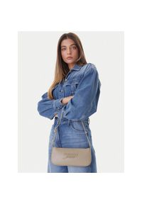 Torebka Tommy Jeans. Kolor: beżowy #1