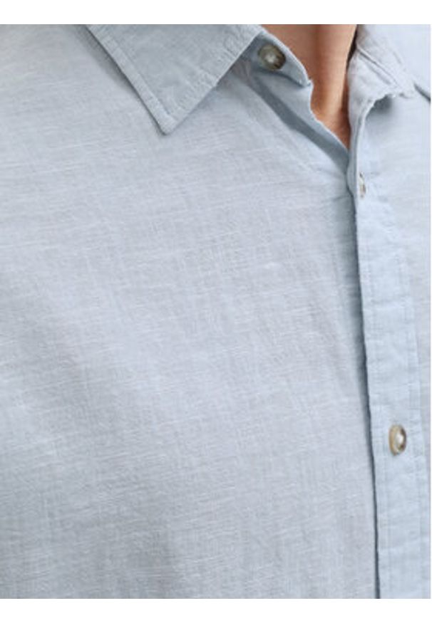Jack & Jones Koszula Summer 12289174 Błękitny Regular Fit. Kolor: niebieski. Materiał: bawełna