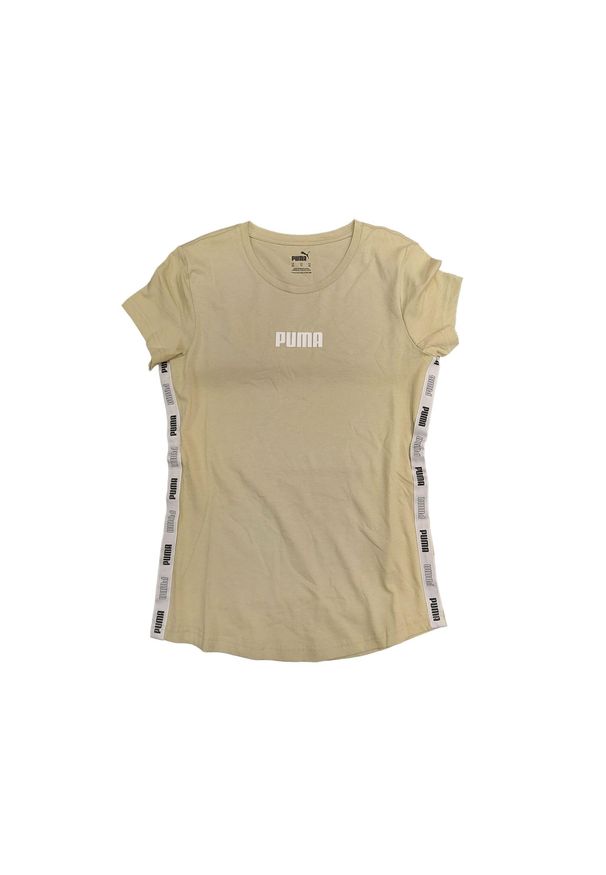 Puma Koszulka Tape 67132512. Kolor: beżowy