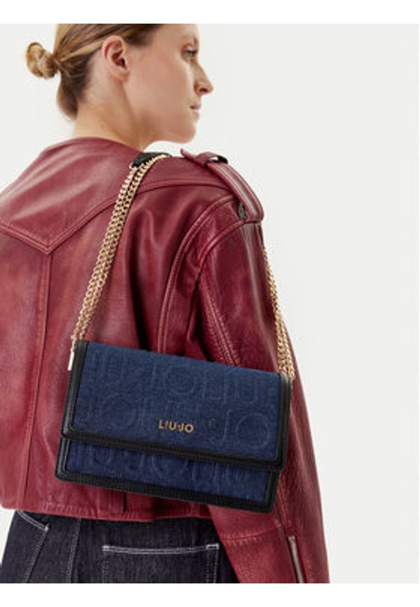 Liu Jo Torebka S Crossbody AF5158 D0001 Granatowy. Kolor: niebieski