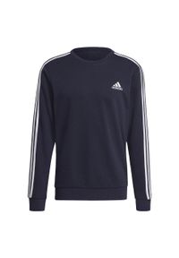 Adidas - Bluza męska adidas Essentials Sweatshirt. Kolor: biały, niebieski, wielokolorowy. Sport: fitness