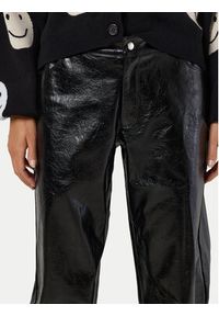 Noisy may - Noisy May Spodnie z imitacji skóry Kane 27031820 Czarny Regular Fit. Kolor: czarny. Materiał: skóra #5