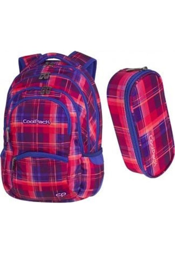 Coolpack Plecak szkolny College Mellow pink + piórnik