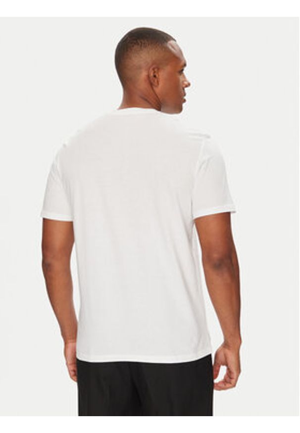 Calvin Klein T-Shirt Outline Tape Graphic LV04RC852G Biały Regular Fit. Kolor: biały. Materiał: bawełna