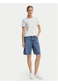 only - ONLY T-Shirt Ketty 15288473 Biały Regular Fit. Kolor: biały. Materiał: bawełna #4