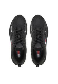 Tommy Jeans Sneakersy Tjm Runner Leather EM0EM01621 Czarny. Kolor: czarny. Materiał: skóra #4