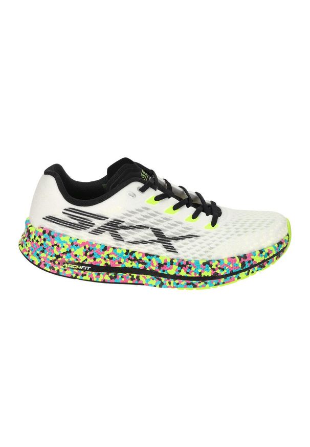 skechers - Buty SKECHERS GO RUN RAZOR 5 Biały. Kolor: biały. Materiał: tkanina. Sport: bieganie