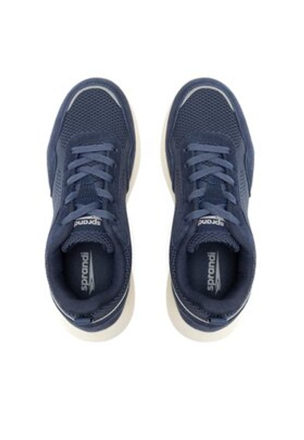 Sprandi Sneakersy COMFORT MP40-21087Y Granatowy. Kolor: niebieski. Materiał: materiał