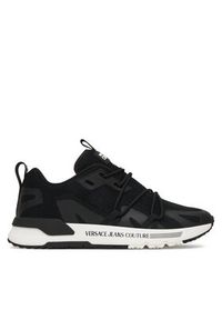 Versace Jeans Couture Sneakersy 80YA3SA8 ZSE17 Czarny. Kolor: czarny. Materiał: materiał #2
