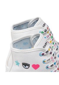 Chiara Ferragni Sneakersy CF3011-009 Biały. Kolor: biały. Materiał: materiał