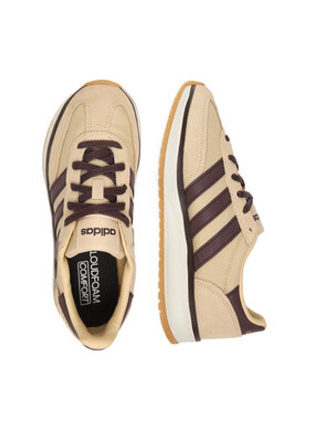 Adidas - adidas Sneakersy CEO-RUN 70s 2.0 JR2426 Beżowy. Kolor: beżowy. Materiał: skóra, zamsz. Sport: bieganie
