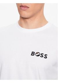 BOSS - Boss T-Shirt 50489420 Biały Regular Fit. Kolor: biały. Materiał: bawełna #4