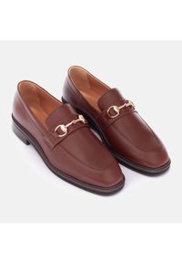 Marco Shoes Loafersy półbuty damskie brązowe. Kolor: brązowy #4
