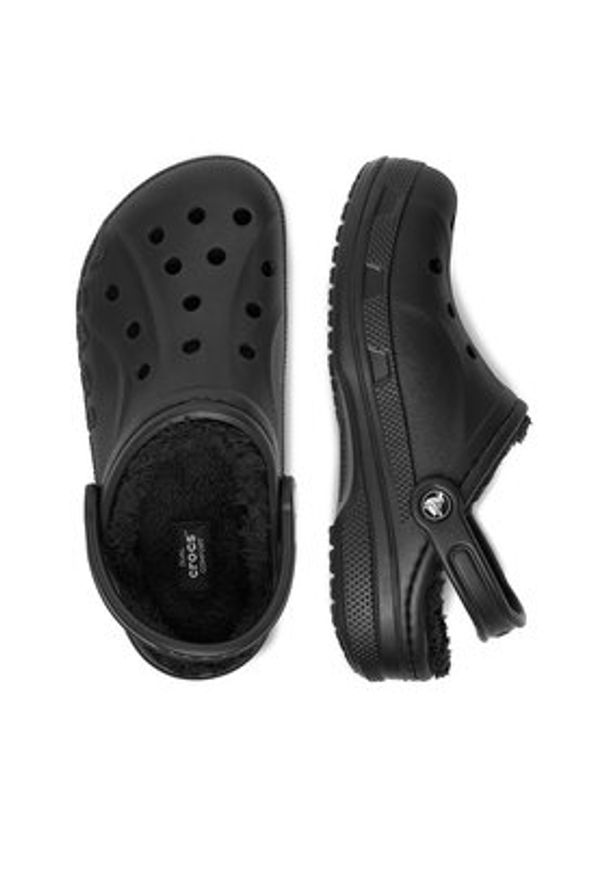 Crocs Klapki C-BAYA LINED CLOG 205969-060 W Czarny. Kolor: czarny