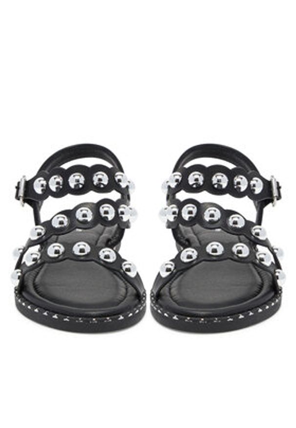 DeeZee Sandały LS5153-11 Czarny. Kolor: czarny. Materiał: materiał, syntetyk