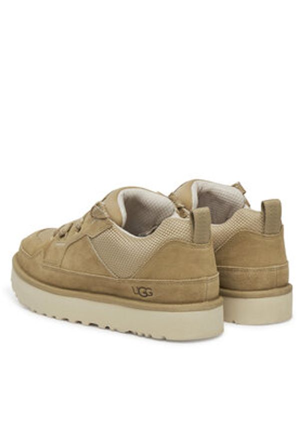 Ugg Sneakersy M Lo Lowmel 1169493 Beżowy. Kolor: beżowy. Materiał: zamsz, skóra