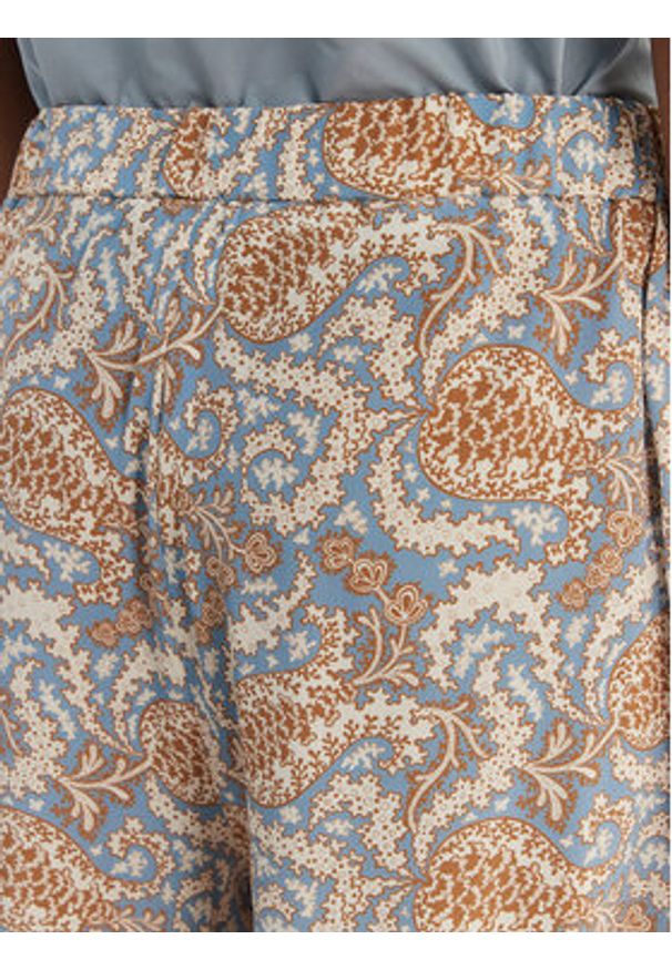 Weekend Max Mara Kuloty Nirvana 2615131132 Błękitny Loose Fit. Kolor: niebieski. Materiał: jedwab