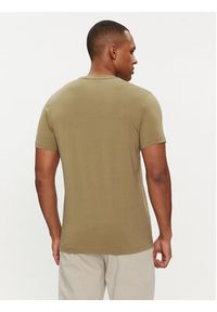 Calvin Klein T-Shirt K10K112724 Zielony Slim Fit. Kolor: zielony. Materiał: bawełna
