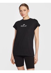 Replay T-Shirt W3588H.000.23188P Czarny Regular Fit. Kolor: czarny. Materiał: bawełna #1