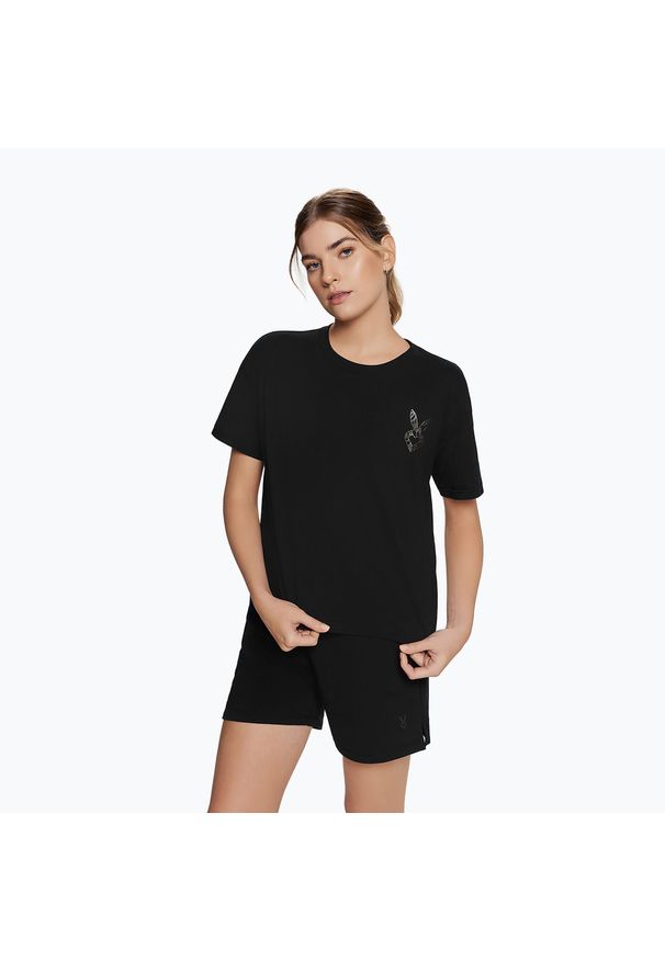 Koszulka treningowa damska Cardio Bunny Bright. Kolor: czarny