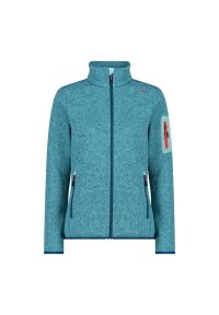 Bluza damska turystyczna CMP. Kolor: niebieski. Materiał: polar
