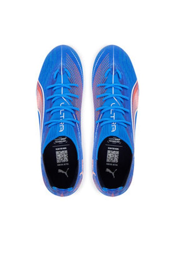 Puma Buty do piłki nożnej Ultra 6 Pro Fg/Ag 108551 01 Niebieski. Kolor: niebieski. Materiał: syntetyk, materiał