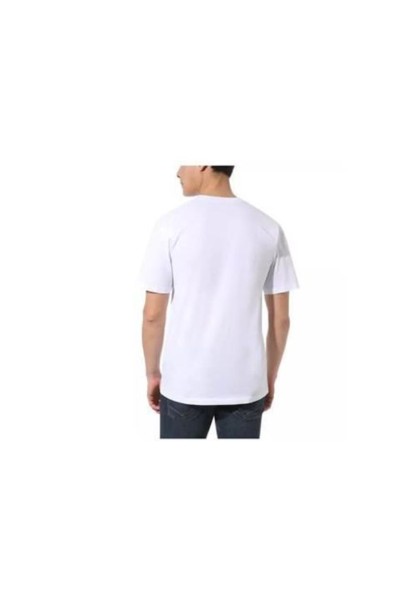 Koszulka sportowa męska Vans MN Left Chest Logo Tee. Kolor: biały. Długość rękawa: krótki rękaw. Długość: krótkie