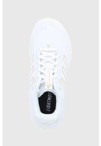 Adidas - adidas buty Speedmotion kolor biały. Nosek buta: okrągły. Zapięcie: sznurówki. Kolor: biały. Materiał: materiał, guma