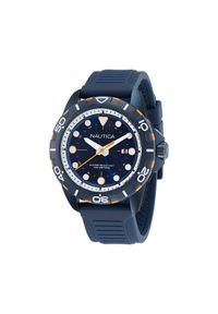 Nautica Zegarek NAPNRS401 Granatowy. Kolor: niebieski