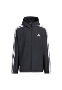 Adidas - Kurtka Woven Kids. Kolor: czarny. Materiał: materiał